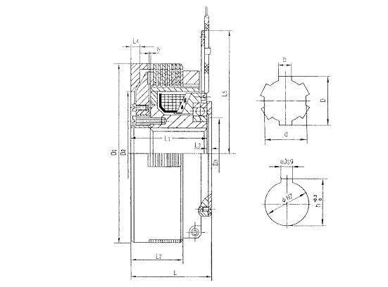 DLK1系列快速电磁离合器