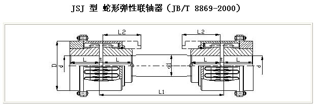 JSJ型--接中间轴型联轴器